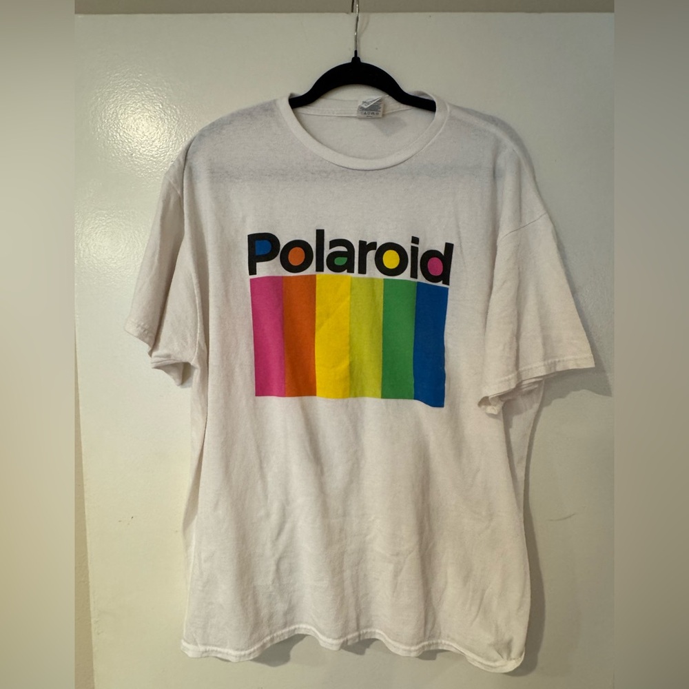 Polaroid White Graphic T-Shirt